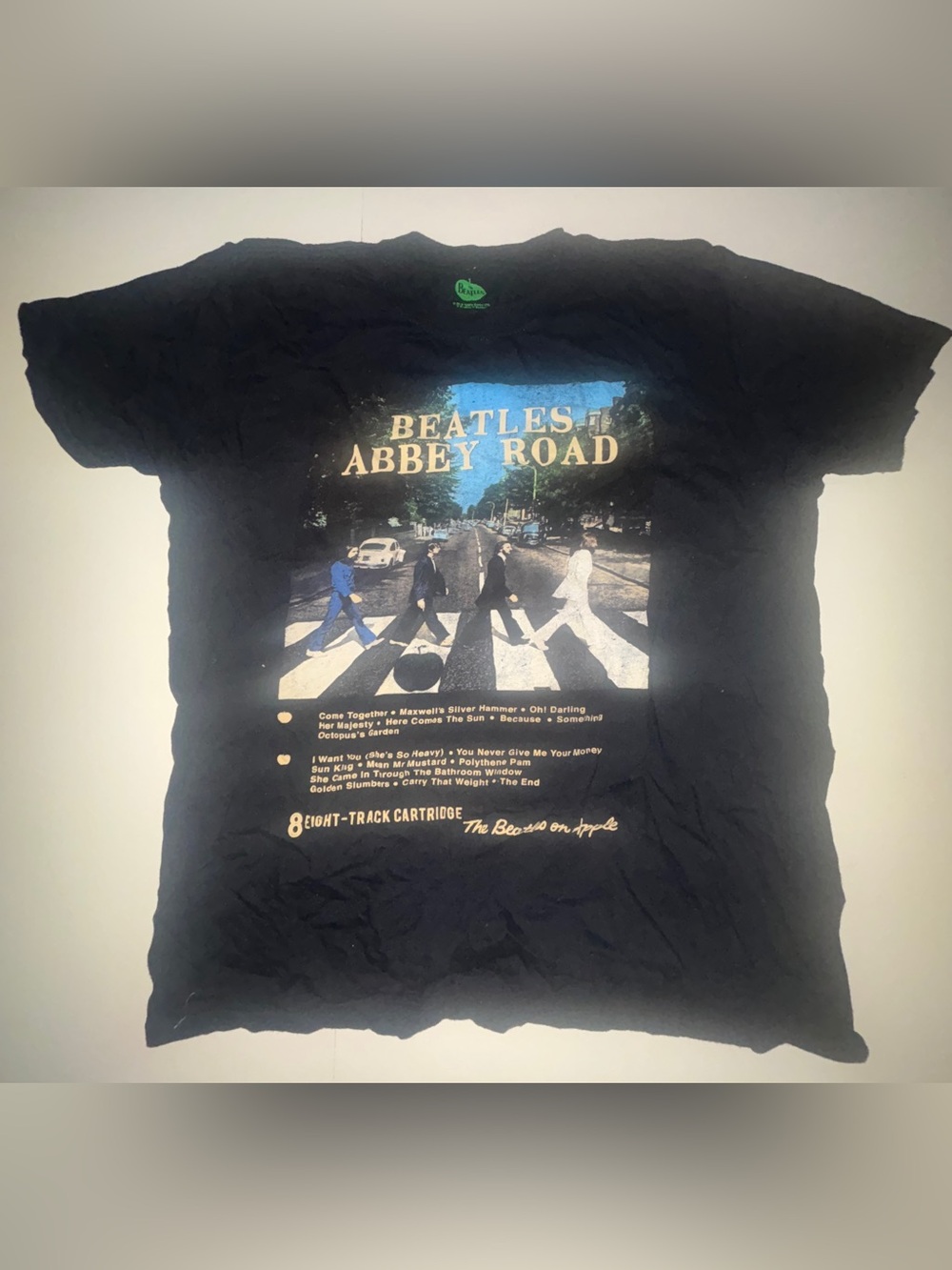 Women's The Beatles Abbey Road Graphic Tee - Black Size Large - Music